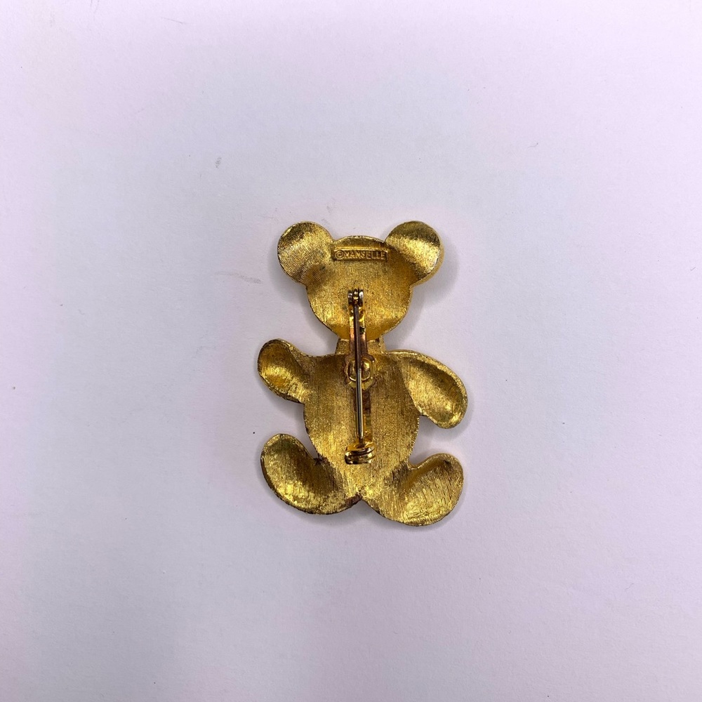 Vintage Mamselle teddy bear brooch - Picture 3 of 7